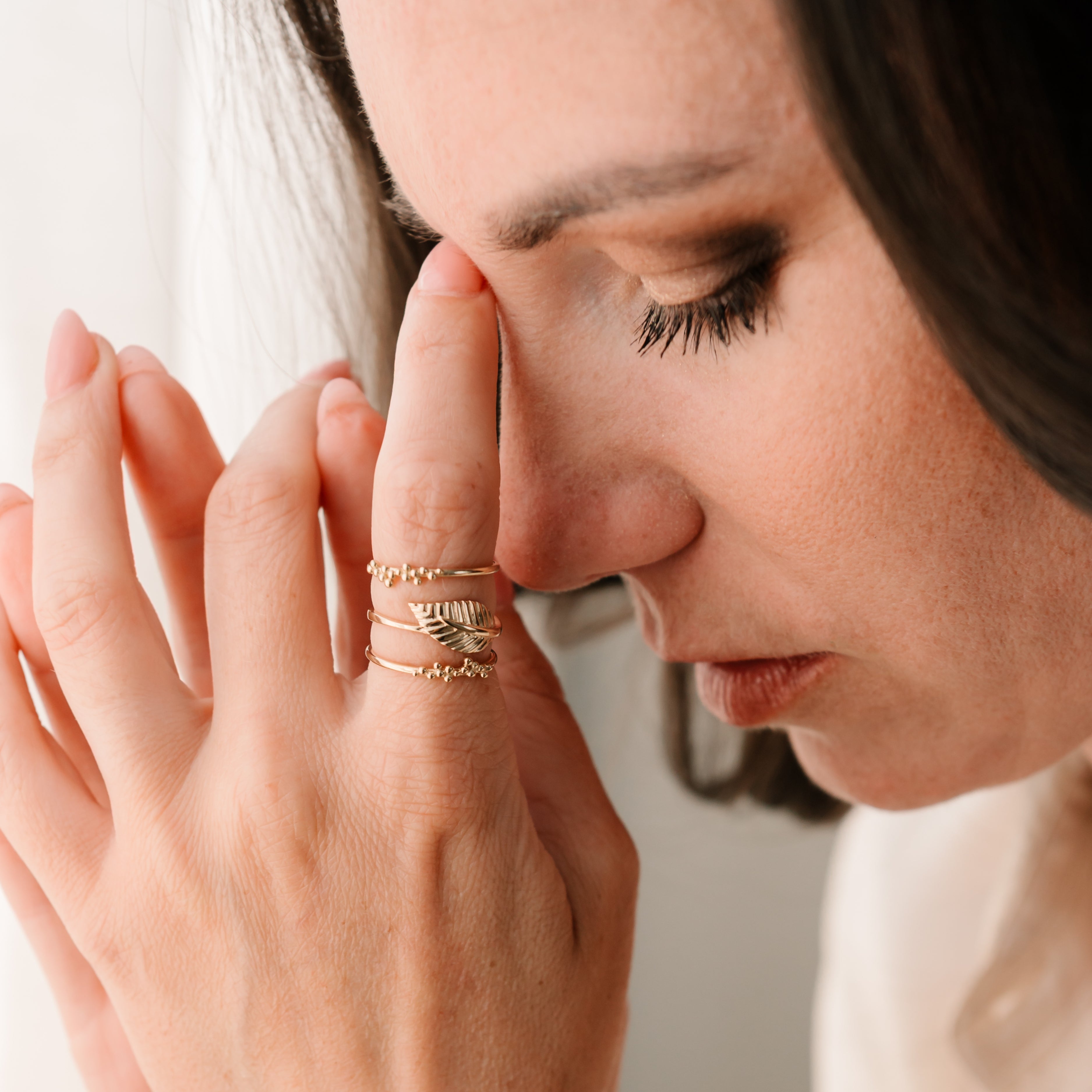 Luxusní balení prstenu FOLIA v dárkové krabičce CREYO s certifikátem pravosti